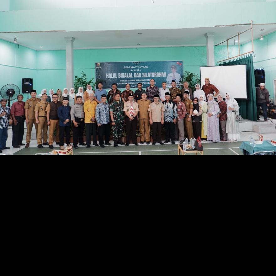 ACARA HALAL BI HALAL PEMERINTAH DESA MARGAHAYU SELATAN IDUL FITRI 1444 HIJRIAH